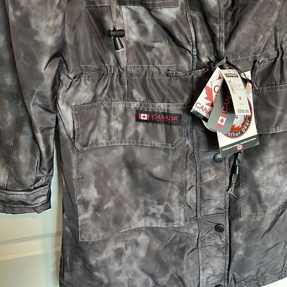 Canada Weather Gear Black Camo Pattern Jacket Waterproof NWT - Picture 7 of 12